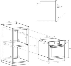 Candy Horno-INDP FIDCPX200 INOX ESTATICO A