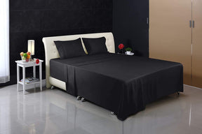 Utopia Bedding Juego Sábanas de Cama - Microfibra Cepillada - Sábanas y Fundas de Almohada (Cama 150, Gris)