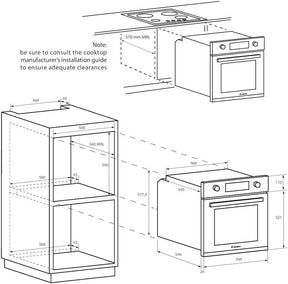 Candy Horno-INDP FIDCPX200 INOX ESTATICO A