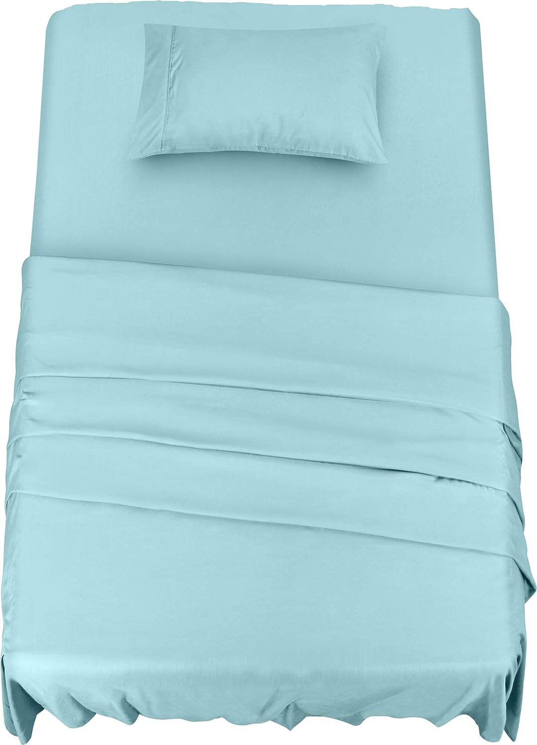 Utopia Bedding Juego Sábanas de Cama - Microfibra Cepillada - Sábanas y Fundas de Almohada (Cama 150, Gris)