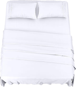 Utopia Bedding Juego Sábanas de Cama - Microfibra Cepillada - Sábanas y Fundas de Almohada (Cama 150, Gris)